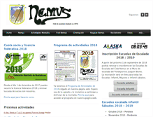 Tablet Screenshot of nemus.org